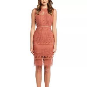 Bardot Dress Mariana Sleeveless Lace Size 4